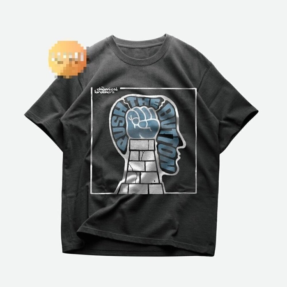 The Chemical Brothers Push The Button Album Cover Music Fan Graphic T-Shirt